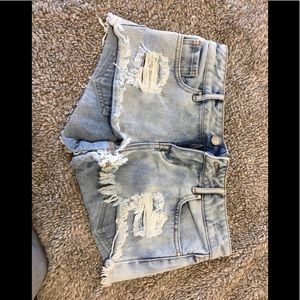 Jean shorts
